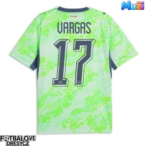 Švýcarsko Ruben Vargas #17 Venkovní Dres MS 2026 Krátký Rukáv